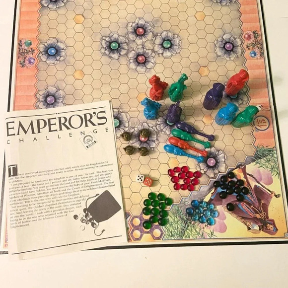 Vintage  1986 The Emperors Challenge Board Game Strategy Discovery Toys - Picture 2 of 12